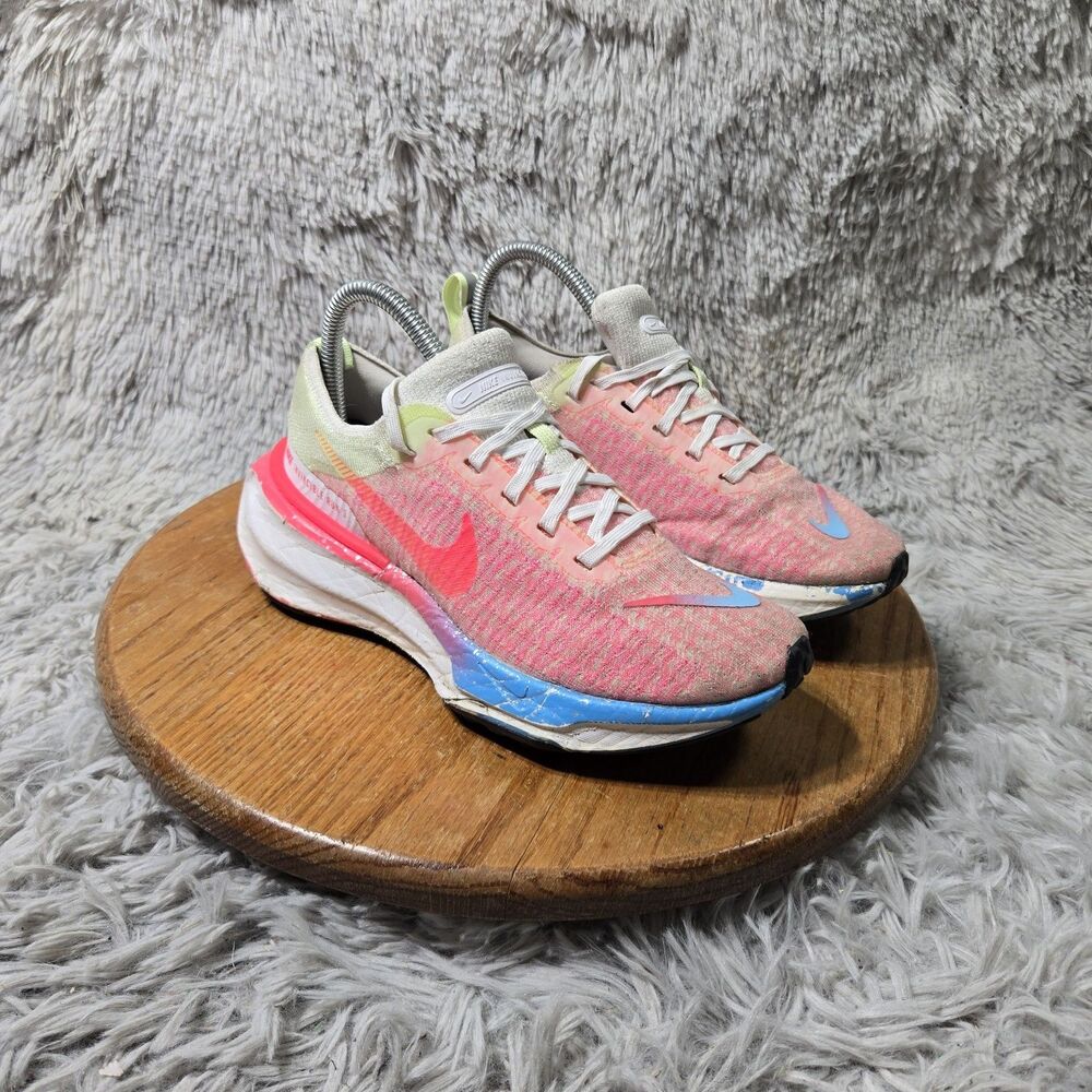 Nike Air ZoomX Invincible Run FK 3 Volt Pink White Womens 7 Shoes FZ3969-705